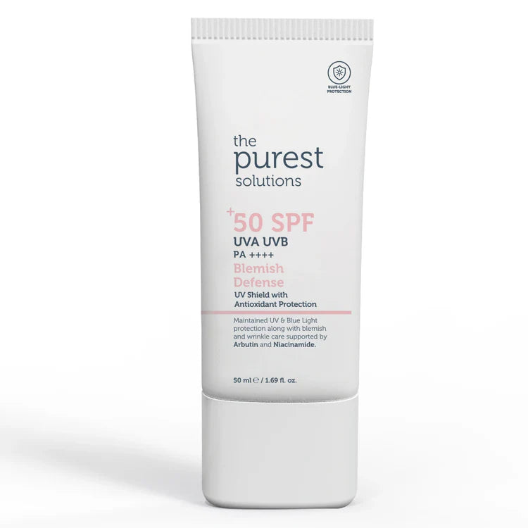 Skin Tone Equalizing and Anti-Blemish Blemish Defense Tinted Sunscreen Cream SPF 50, 15 ml