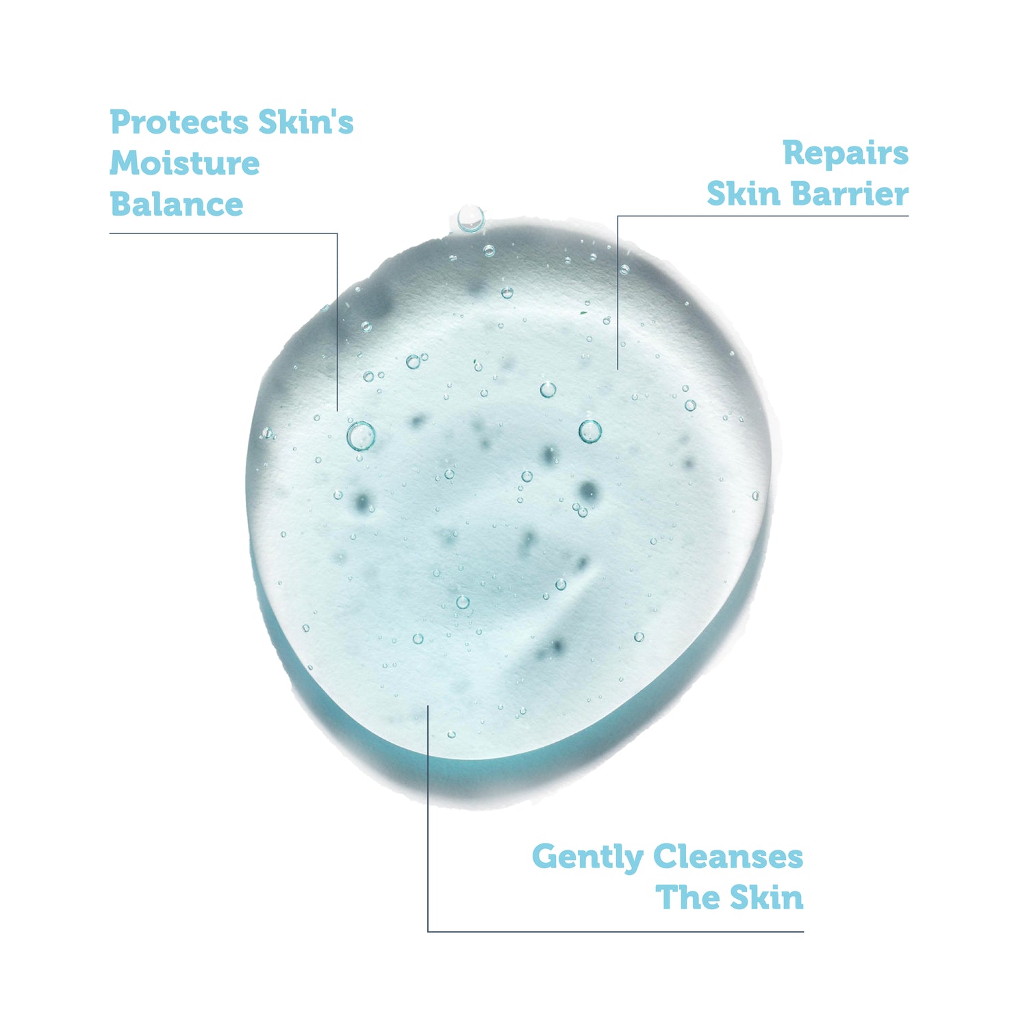 Moisturizing and Barrier Repair Facial Cleansing Gel with Hyaluronic Acid for Dry and Combination Skin 400 Ml