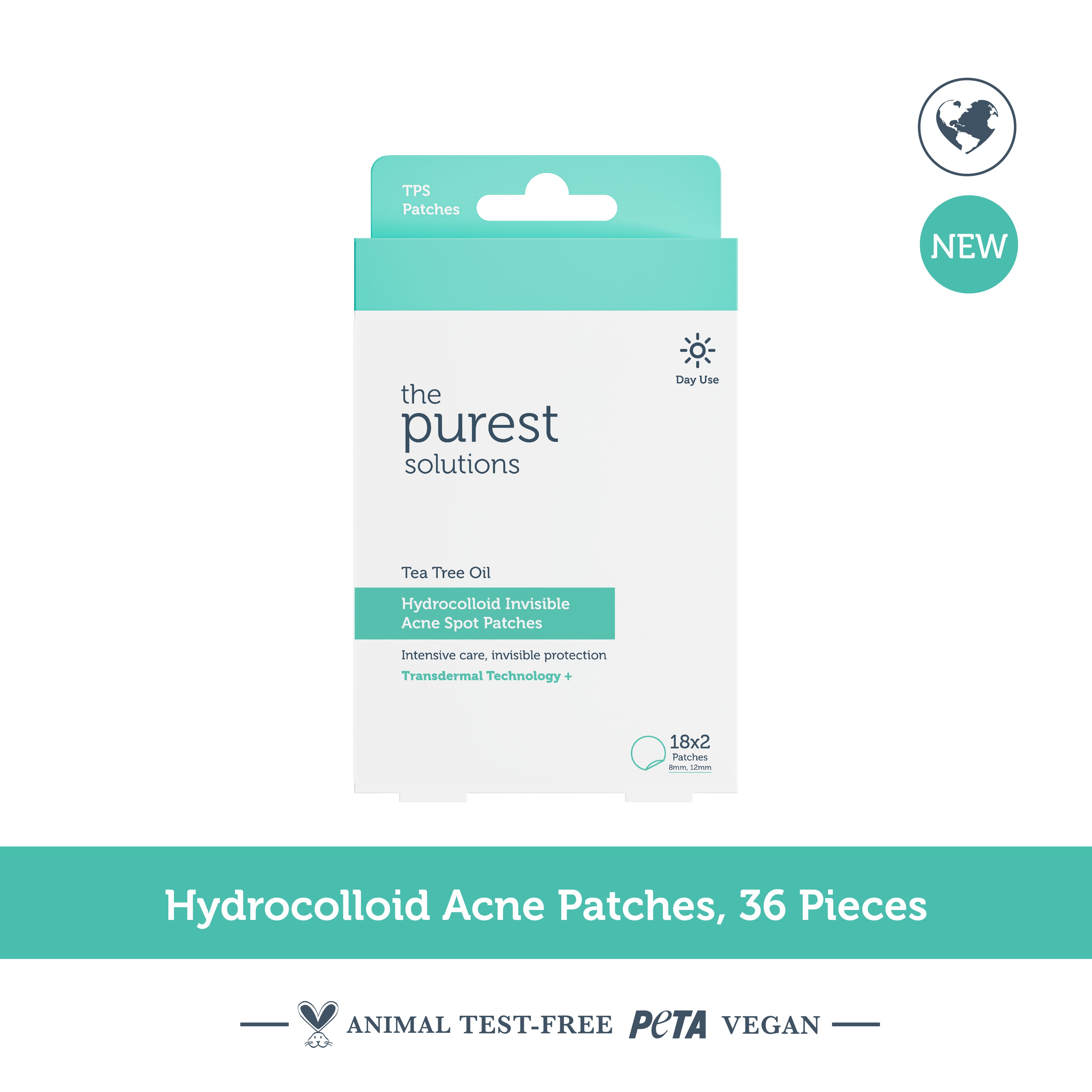 Hydrocolloid Anti-Acne & Soothing Tape 36-Piece