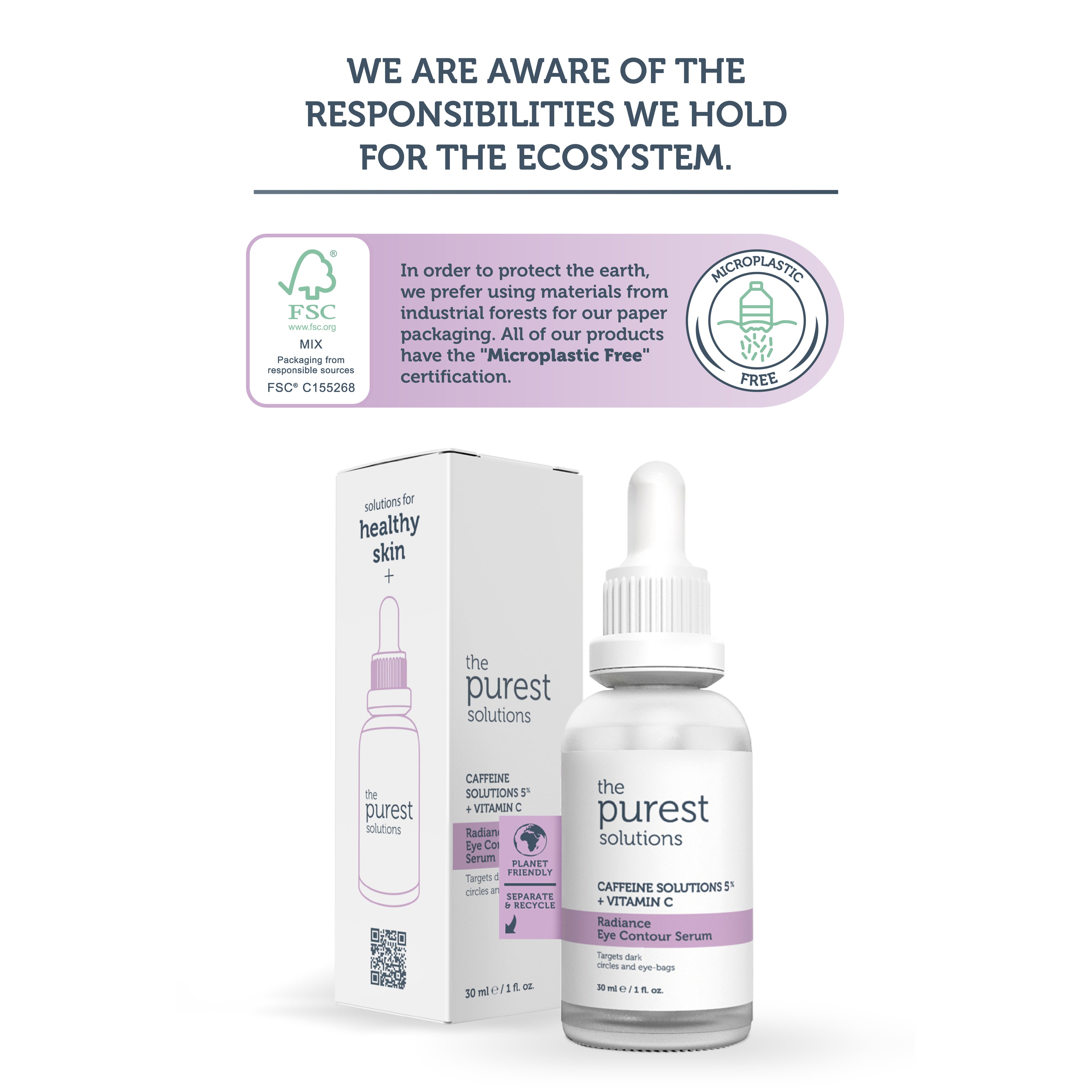 Depuffing, Brightening Caffeine Under Eye Serum 30 Ml