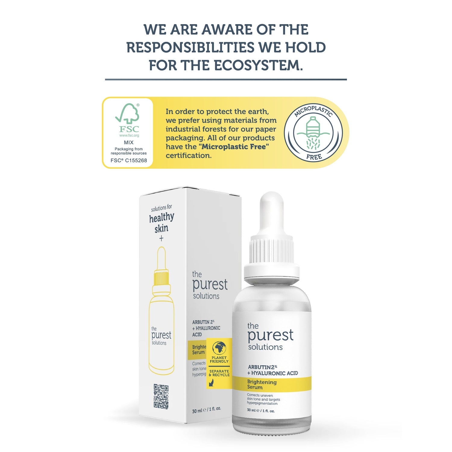 Brightening and Anti-Blemish Arbutin Skin Care Serum 30 Ml