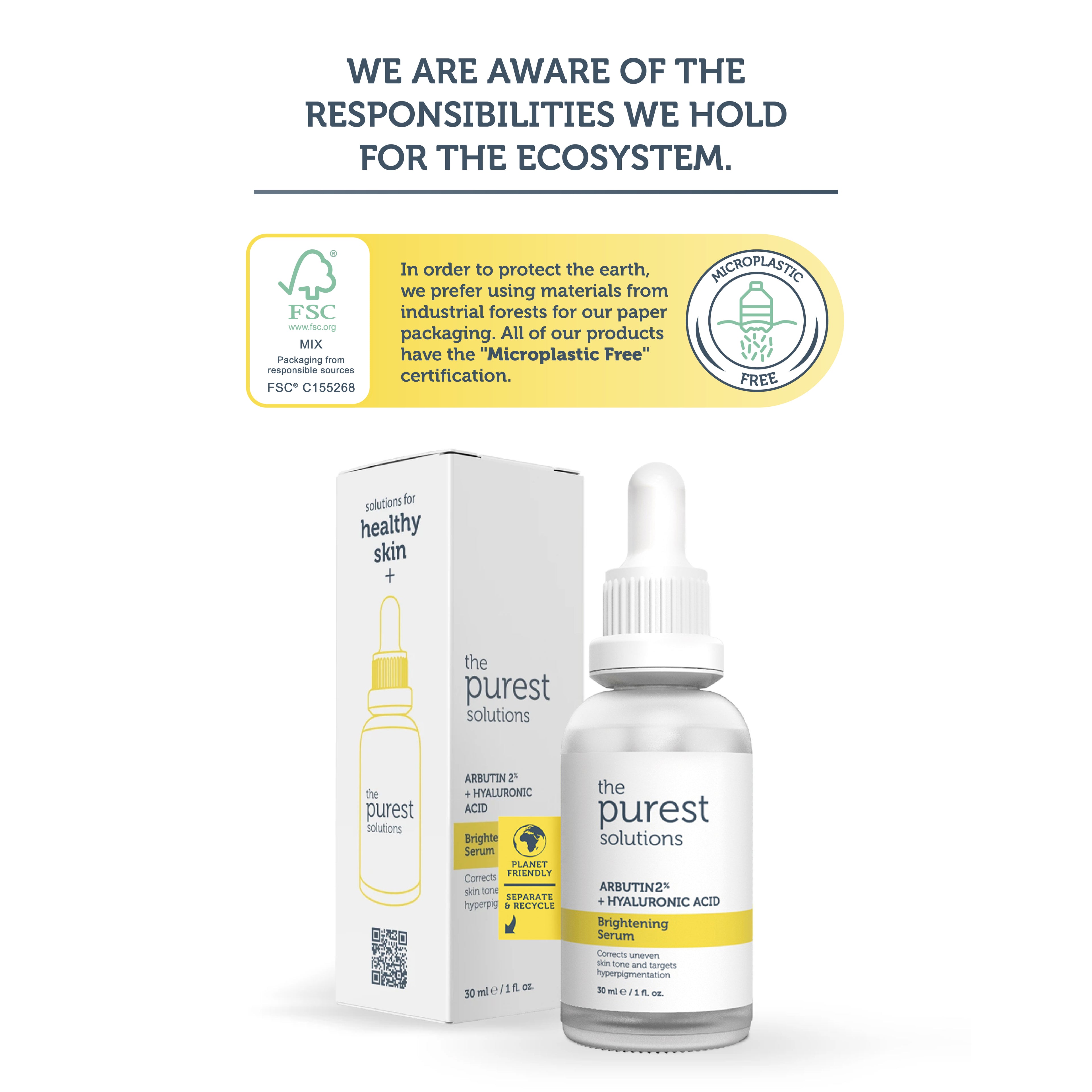 Brightening and Anti-Blemish Arbutin Skin Care Serum 30 Ml