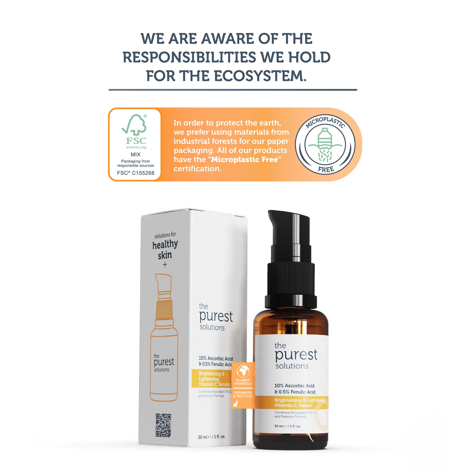 Skin Tone Equalizing and Brightening Vitamin C Serum 30 Ml