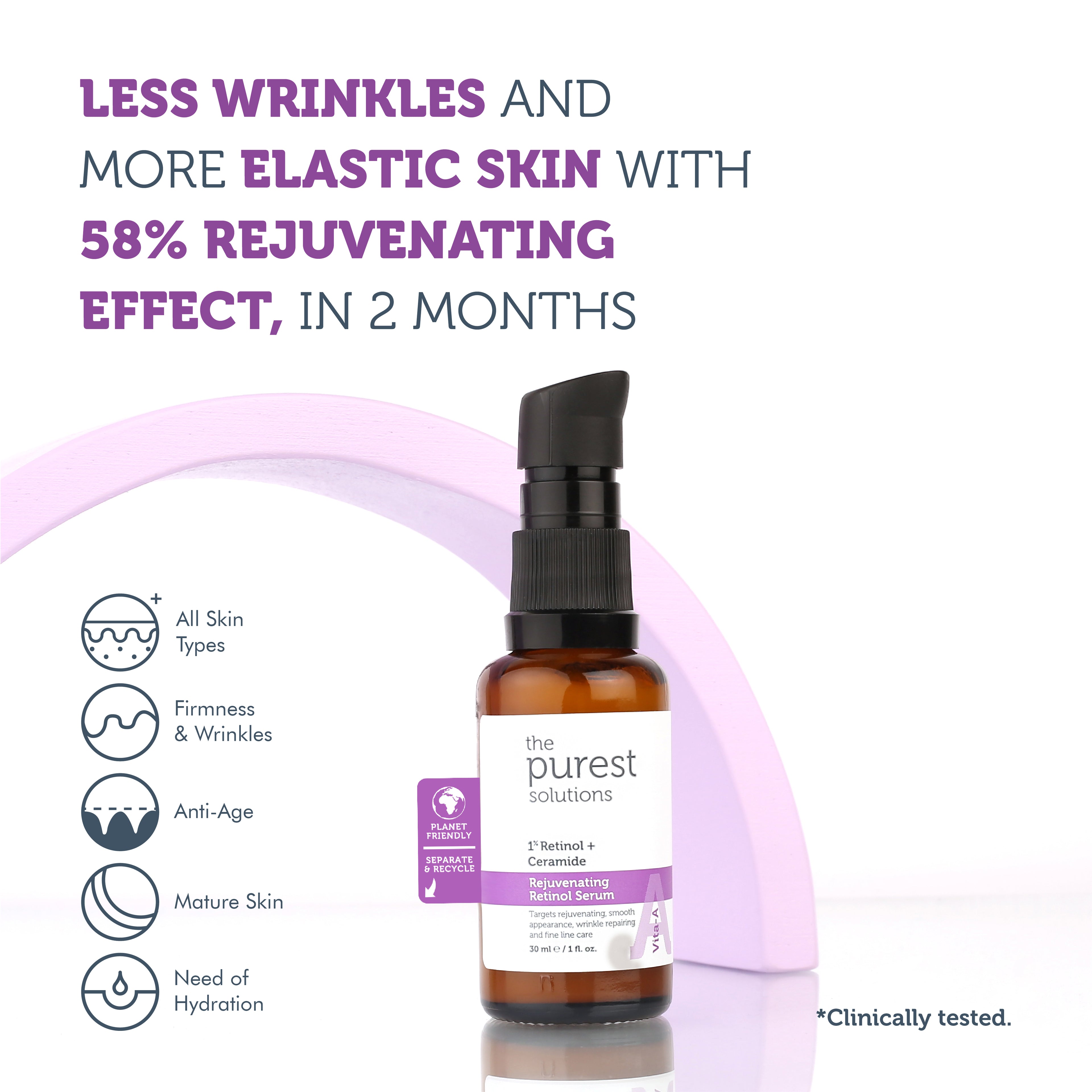 Anti-Aging and Anti-Wrinkle, Repairing Retinol Night Serum 30 Ml