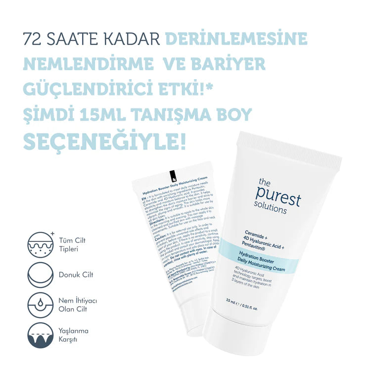 24 Hour Effective Daily Intensive Moisturizing Skin Care Cream 15 ml