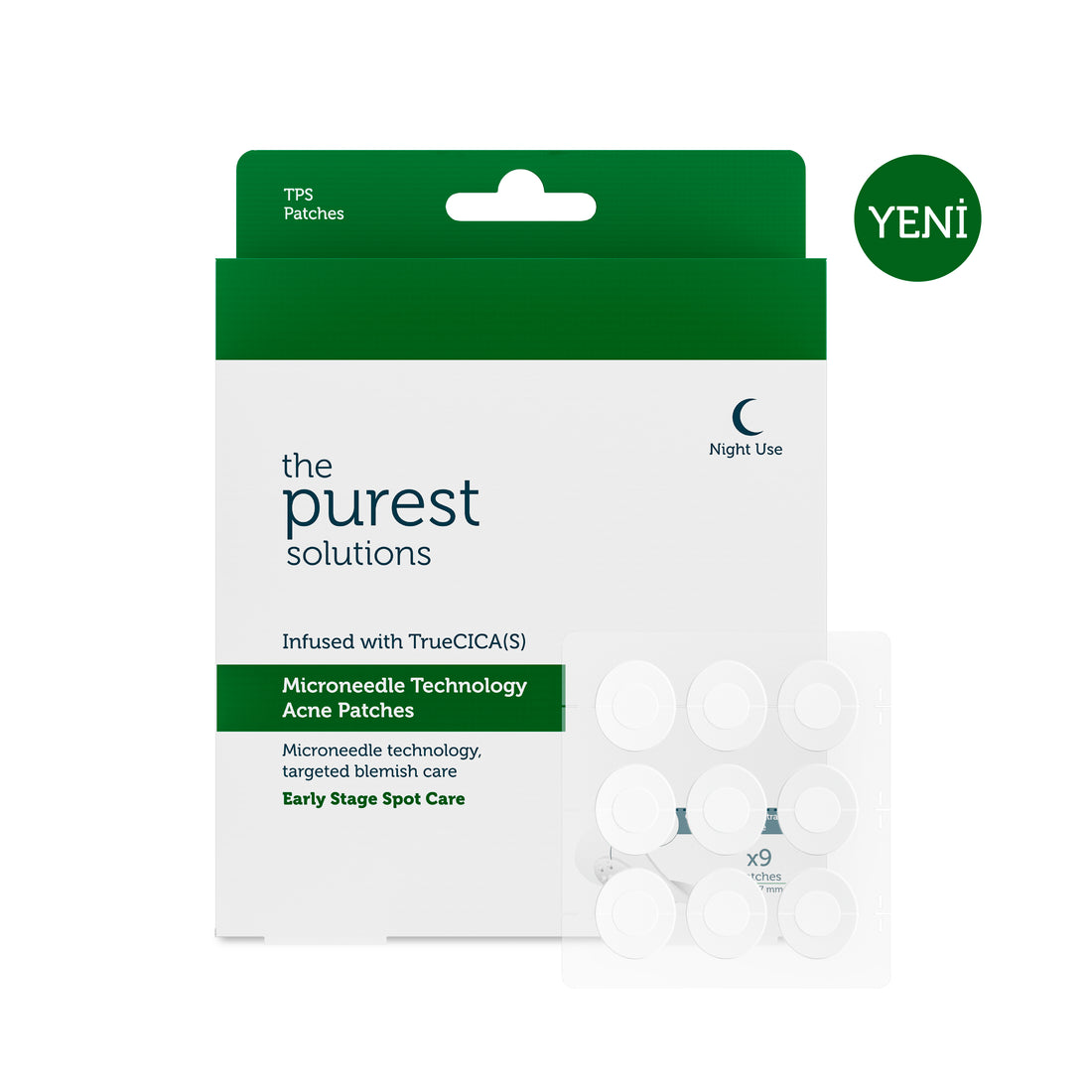 Microneedle Acne Patch with Technology, Anti-Pimple Patch, Microneedle Acne Tape, 9 Pieces
