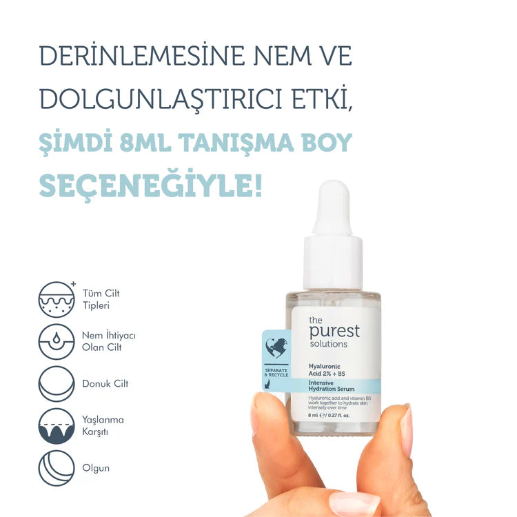 Intense Moisturizing and Plump Appearance Effective Regenerating Hyaluronic Acid Skin Care Serum 8 ml