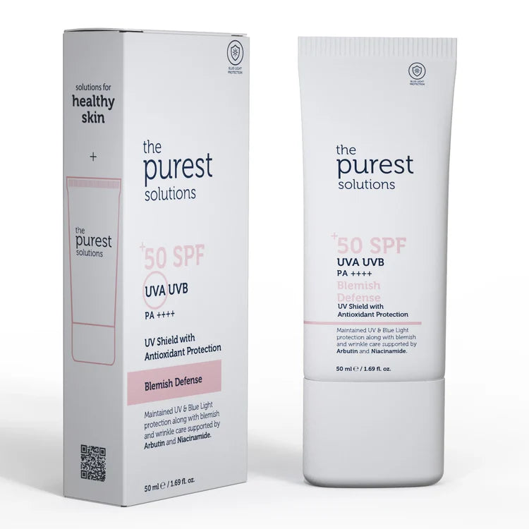 Skin Tone Equalizing and Anti-Blemish Blemish Defense Tinted Sunscreen Cream SPF 50, 15 ml