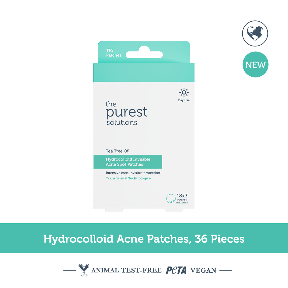 Hydrocolloid Anti-Acne & Soothing Tape 36-Piece