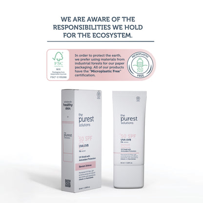 Skin Tone Equalizer and Anti-Blemish Tinted Sunscreen Cream SPF 50, 50 Ml