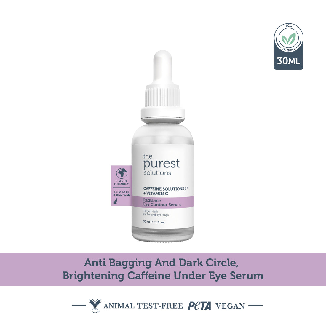 Depuffing, Brightening Caffeine Under Eye Serum 30 Ml