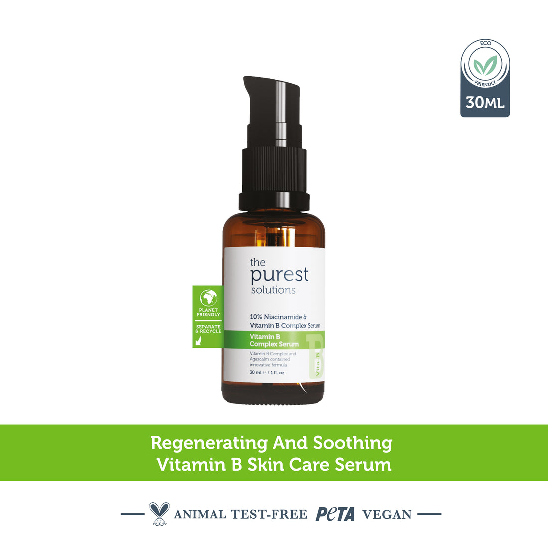 Soothing and Barrier Support Skin Care Serum with Vitamin B 30 Ml