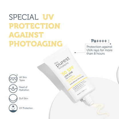 High Protection and Moisturizing Effect Invisible Sun Protection Cream SPF 50, 50 Ml.