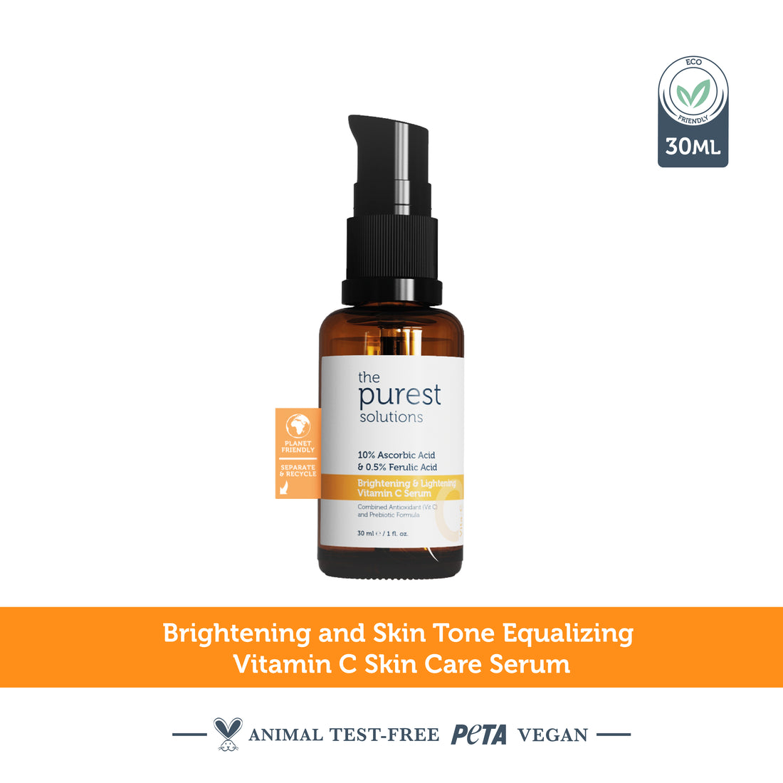 Skin Tone Equalizing and Brightening Vitamin C Serum 30 Ml