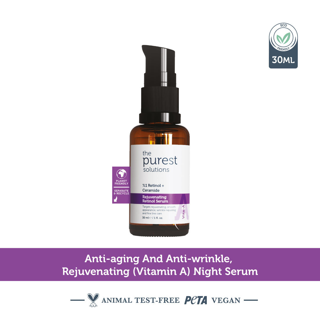 Anti-Aging and Anti-Wrinkle, Repairing Retinol Night Serum 30 Ml