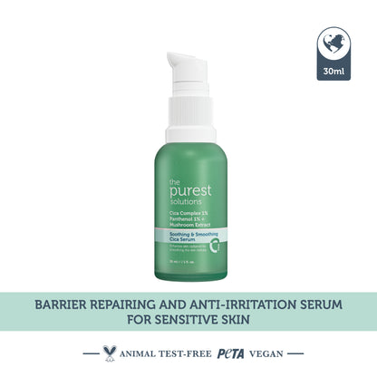 Soothing &amp; Smoothing Cica Serum / Anti-Redness and Barrier Repair Cica Serum for Sensitive Skin 30 ml