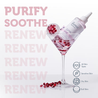 Purifying and Brightening PHA Pink Toner for Sensitive Skin