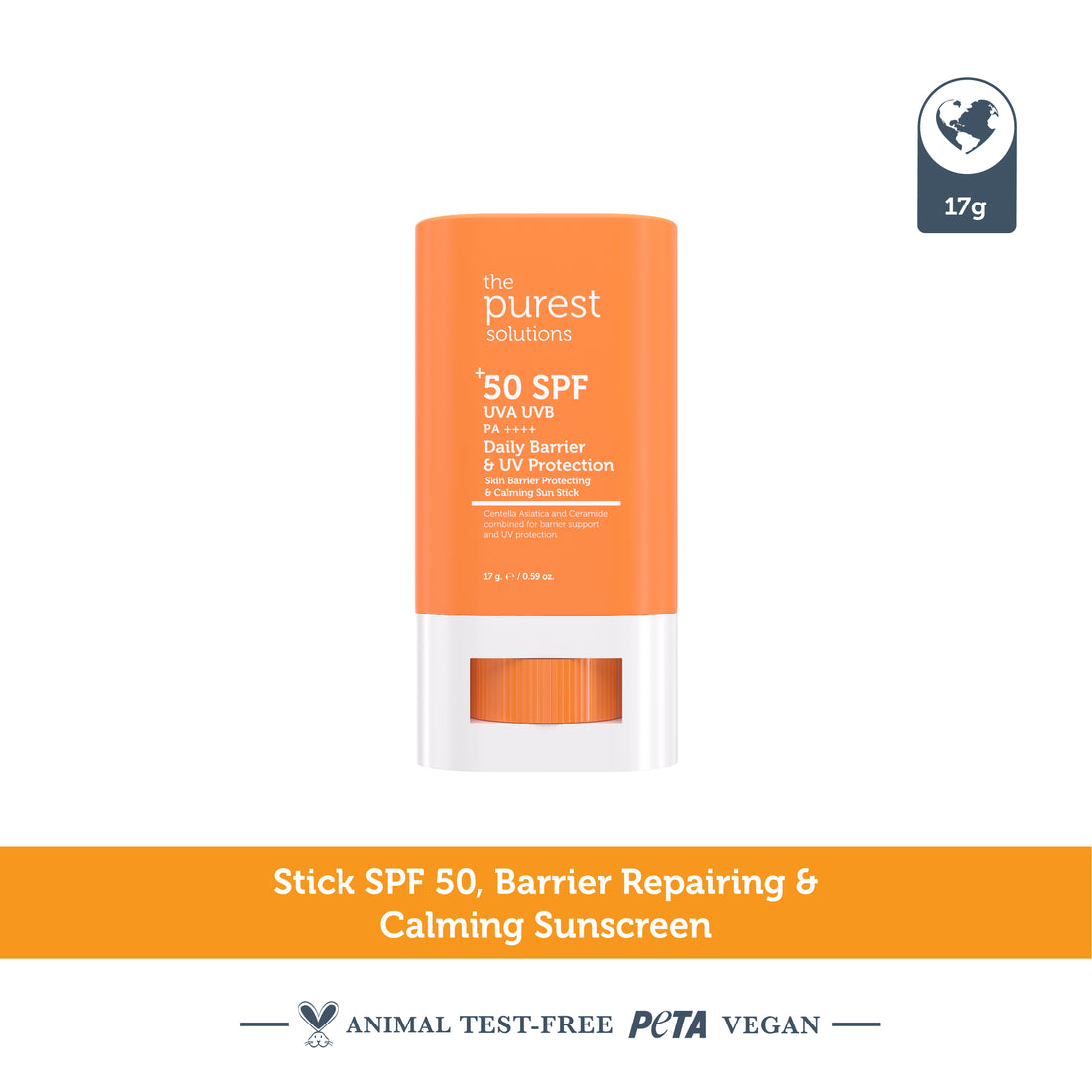 Barrier Repair and Soothing, High Sun Protection Stick SPF 50, 17 g.