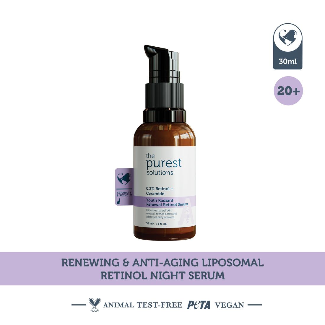 Regenerating and Anti-Aging Liposomal Retinol Night Serum 20+